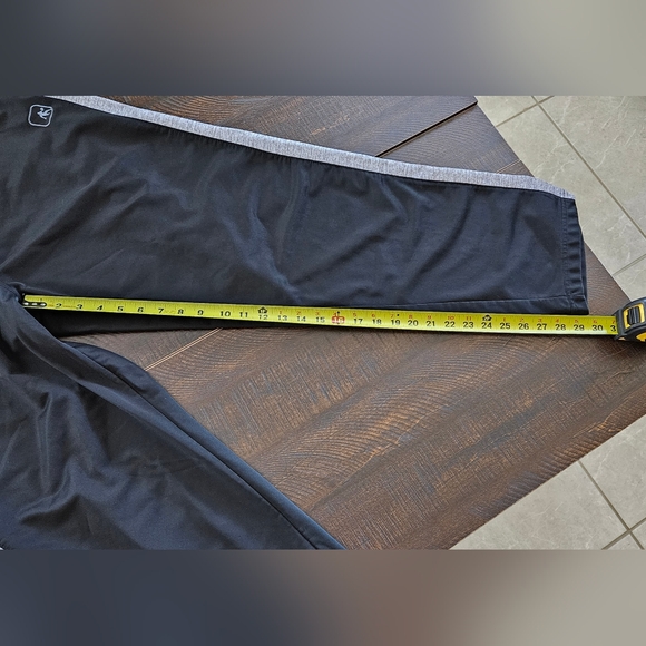 And1 Mens Pants with Drawstring Size 2XLColor Black with Heather Gray Stripes - Picture 7 of 10